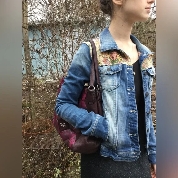 SOLD!! Coach Edie 31 Canyon Quilt Patchwork Cyclamen~OXBLOOD CALICO PRAIRIE~RARE - Picture 8 of 16